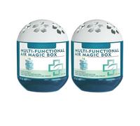 2pcs Boîte Magique De Dépoussiérage De Purification D'air Intérieur, 120g Boîte Magique De Purificateur D'air De Collecte Automatique De Poussière, Parfum De Nettoyant Air Magic Box, Désodorisants