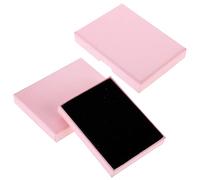 2Pcs Boîtes à Bijoux Cadeaux, Petite Boîte à Bijoux Organisateur de Colliers avec Couvercles pour Colliers Bagues Bracelets Boucles d'Oreilles Boîtes Cadeaux en Carton pour Anniversaire Mariage