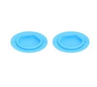 2pcs Bol de Doublure en Silicone de Cire Cire 400 Ml | Pot Remplacement Réchauffement Sûre Professionnelle | Bol Silicone Rose pour la Maison et le Salon Usage (BLUE)