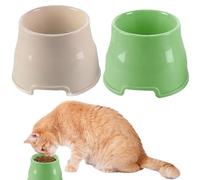 2pcs Bols de Chiens élevés, Non glissé PP Bol de Chiens à Longue Oreille Récipient d'eau Haute capacité pour Les Cocker, Les Beagles et Les Races à Oreilles Longues