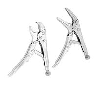 2pcs Bouche au Sol Droite Pinces et tenailles Pinces multiprise Mors Serrure Étau Poignée Pinces de Verrouillage Outil à Main pour Préhension Torsion Tenant