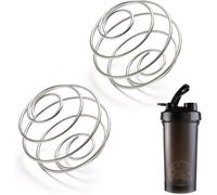 2Pcs Boule de Secousse de Shaker Protéines,Protein Shaker,Melangeur Anti Grumeaux Biberon,Mélangeur Biberon,Boule Shaker -