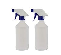 2pcs bouteille vide de pulvérisation bouteilles de fuite Spray Proof plastique pulvérisateur pour solution chimique et nettoyage 500ml