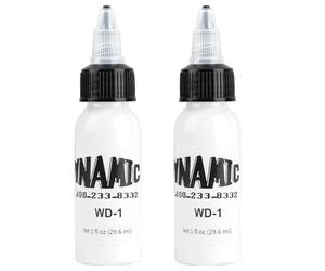 2PCS bouteilles d'encre de tatouage 1oz/30ml Encres de Tatouage blanche Professionnel Matériel de Tatouages Végan pour Colorier, Tracer les Colorer, Mélanger, Tracer, Ombrer et Estomper