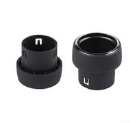 2PCS Boutons Clim Radio ABS Pour Jeep pour Grand pour cherokee WK2 14-21 | Ajustement pour précis, plastique ABS pour robuste, mat, restauration intérieur, modèle WK2 2014-2021