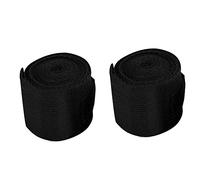 2pcs Boxing Hand Wraps Boxing Hand Wraps Style Neutral Style Wand Emballage Strap pour Miaothai Sanda Fighting, Bandages pour Les Wraps à Main de Boxe (Rouge) (Black)