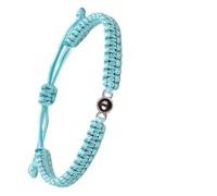 2pcs Bracelets Photo Personnalisés avec Coffret Cadeau Bracelets Personnalisés avec Projection Photo et Image à l'Intérieur Souvenir pour la Saint-Valentin, Anniversaire, Noël Cadeaux Commémoratifs