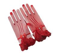 2pcs Bride Mittens Gants Châle Châle Lolitas Mittens pour Les Mariages Et Élastiques À La Mode avec De