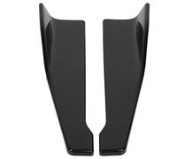 2Pcs Brillant Noir Voiture Arrière Spoiler Protection des Lèvres, Universel Arrière Lip Wrap Angle Spoilers pour Voitures, Pare Chocs Arrière Winglet Diffuseur avec Vis
