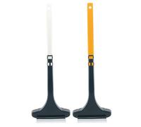 2pcs Brosse de Nettoyage de l'écran fenêtre, 2 en 1 Nettoyer d'écran à Mesh Double Face, Outil nettoyant fenêtre Lavable à poignée Longue Suspendue, Pinceau Nettoyage 18x6, 3 Pouces