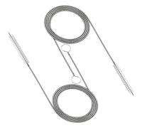 2Pcs Brosse De Nettoyage Flexible,Brosse De Nettoyage De Tube,Nettoyage Frigo Brosse Flexible,Brosse Frigo,Tuyau Brosses De Nettoyage,pour Débloquer Les Tuyaux avec Trou De Drainage étroit,150cm