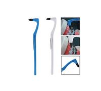 2PCS Brossettes Interdentaires FONGWAN pour Nettoyage des Espaces Interdentaires des Molaires - Bleu blanc
