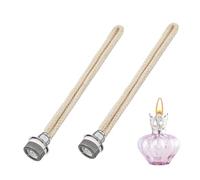 2Pcs Brûleur Catalytique de Rechange, Mèche à Brûleur Catalytique à Contrôle d'air Mèches de Lampe à Huile Remplacement Lampe D'huile Parfum Brûleurs Rechange pour Lampe Berger (13MM Silber)