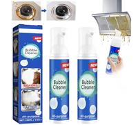 2PCS Bubble Cleaner Foam,Nettoyant à Bulles de Cuisine,Foaming Heavy Oil Stain Cleaner,Puissant Nettoyant en Mousse Anti-Taches,Spray nettoyant en Mousse Polyvalent,Cuisine Nettoyant Moussant
