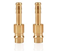 2pcs Buse de Couplage à Air Comprimé 6mm Laiton DN6 - Connexion de Tuyau, Bouchon de Soupape, Prise Filetée