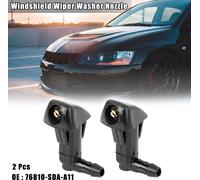 2pcs Buse de Lave-Glace pour Honda Civic Accord FR-V Jet de Pulvérisateur d'Essuie-Glace Pare-Brise 76810-SDA-A11