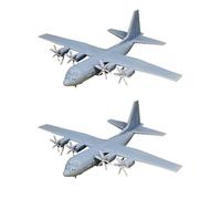2PCS C-130J Super Hercules Avion De Transport 1/350-1/700 Modèle Résine 3D | C-130J Super Hercules Avion De Transport, États-Unis Modernes, Avion De Transport Tactique, Modèle Résine(1/700(5.7CM))
