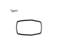 (2pcs,C)Car Multimedia Button Frame Cover Car Interior Stickers Carbon Fiber Frame Sticker For BMW F10 F20 F30 F34 F07 F25 F26 F15 F16