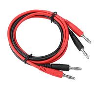 2pcs Câble d'Extension de Fiche Banane 4mm Mâle à Connecteur Femelle Jack Câble d'Adaptateur de Fil de Charge de la Batterie