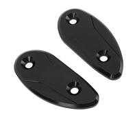 2PCS Caches de Trous de Rétroviseur de Moto pour CBR1000RR (BLACK)