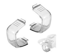 2pcs Capuchon Objectif pour DJI Neo, Couvercle de Protection de Cardan Noir Transparent Capuchon d'Objectif Anti-Rayures Couvercle d'Objectif de Protection Anti-Poussière pour DJI Neo