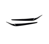 2PCS Car Carbone Fibre Headlights Sécoupe de couverture la paupière for for 5 séries G30 G31 G38 F90 M5 525I 530I 540I 2017-2021(Black)