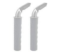2PCS Car Door Assist Handles Non Slip Silicone Grip Portable Automotive Grab Support Bar Red for Sedan Truck SUV (Grey)