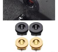 2pcs Car Floor Mat Clips Black Anti-Slip Plastic(Black) | Black plastic, anti-slip grip, prevents shifting, fit, 2-pack set