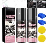 2Pcs Car Interior Cleaner, Total Interior Cleaner & Protectant,Vehicle Polish,Protectant & Dressing, Decontaminatio, All Purpose Car 100ml