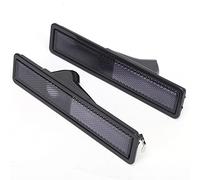 2PCS Car Le marqueur Avant Avant des lumières abritant Le Remplacement d'ABS de Haute qualité pour E30 E32 E34 et Plusieurs modèles pour répondre à Vos Besoins de Maintenance ** (Noir fumé)
