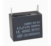 2PCS CBB61 450v Fan air conditioner range hood insert start capacitor 1UF 35X11X20 AUOQKQUT