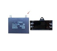 2PCS CBB61 air conditioner start-up and running capacitor 450V Four inserts 15UF Four inserts AUOQKQUT