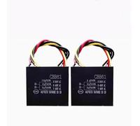 2PCS CBB61 fan ceiling fan light speed-regulating start capacitors 1UF 1.5UF 1UF 2P MQXFCZUX