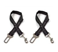 2PCS Ceinture Chien Voiture, Harnais, Ceinture Securite avec Absorption des Chocs et Mousqueton pour Tout Type de Voiture pour Tous Les Chiens et Chats