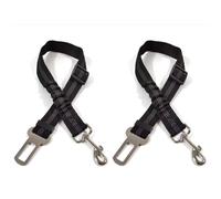2PCS Ceinture Chien Voiture, Harnais, Ceinture Securite avec Absorption des Chocs et Mousqueton pour Tout Type de Voiture pour Tous Les Chiens et Chats