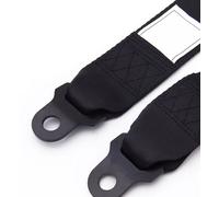 2pcs Ceinture de sécurité 2 points confortable ceinture de siège noire réglableuniverselle pour voiturette de golf voiturette d'écolier