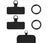 2pcs Cell Phone Chain Universal Pads Metal Patch Portable Metal Adhesive Free Patch Universal For Phone For Most Smart Phones