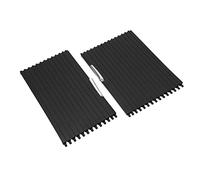 2PCS Center Console Volets Coulissants, KIMISS 51166954943 Noir Avant Center Console Roller Store Cover Remplacement pour E70 X5 SAV E71 E72