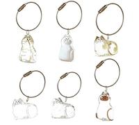 2pcs Chain de clés pour les cheveux, bouteille de coiffure pour animaux de compagnie, souvenirs, cadeaux merveilleux à retenir et à retenir, accroché aux sacs, vêtements NO.3 and no.6 2 pièces