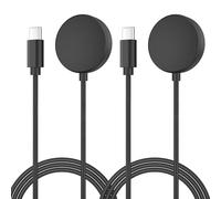 2PCS Chargeur Compatible pour Samsung Galaxy Watch 8/7/6/5/4/3/FE/Ultra/Active 2/1, Câble de Charge de Remplacement de USB et Type C, pour SM-L300/L305F/L310/L315F/L705F /R861 (100cm)