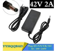 2pcs Chargeur de batterie 36V 2a sortie 42V 2a entrée du chargeur 100-240 VAC Lithium Li-ion li-poly pour vélo électrique série