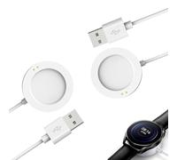2PCS Chargeur Montre Connectée pour Xiaomi Watch 2/2 Pro / S2 / S3 / S4 / H1, Câble Magnétique USB 1 m Blanc avec Base de Recharge Stable, Accessoire Compatible Montres Connectées