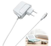 2PCS Chargeur Secteur Compatible 3DS, 3DS XL, New 3DS, 2DS, 2DS XL, New 2DS, DSi, DSi XL, Adaptateur d’Alimentation Portable pour Consoles de Jeu avec câble renforcé 120 cm, Charge Stable et sûre