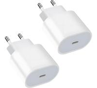2Pcs Chargeur Usb C, Prise 25W Secteur Rapide Compatible Avec Appareils Usb-C, Prise Mural Compacte Pd 3.0 Pour Maison Bureau Voyage[Z2603]