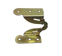 2pcs Charnière à rabat à 180 degrés, charnière pliante cachée de fer pour salle à manger Bureau de bureau Machine de support(18mm)