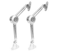 2pcs Charnière de Coffre, Alliage Charnière Fixe Support Couvercle Fermeture Silencieuse Robuste 0-110° Quincaillerie pour Armoires Placards Armoires Jouets Coffres (Avec Pièces Outils Installation)