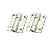 2PCS Charnière plate de positionnement à butée libre Arbre d'amortissement couple réglable équipé d'un mécanisme type A(Silver)