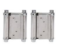 2Pcs Charnières À Ressort Double Action en Acier Inox Charnières de Porte, Capacité de Charge Jusqu'à 15 Kg