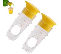 2PCS CHELON SHEAZER Manuel réutilisable compact compact Portable Portable Juicer Squeezer adapté aux limes de jus, aux oranges et citrons