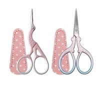 2PCS Ciseaux d'artisanat ciseauxs à lame tranchante ciseaux polyvalents pour couture/artisanat/bureau/école et maison Avec housse de ciseaux de protection